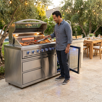 Arcticedge Elite Stainless Outdoor Kitchen — Lifestyle
