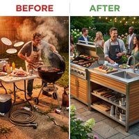 Hearthcraft Timberline Outdoor Kitchen — Before & After