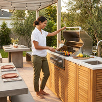 Hearthcraft Timberline Outdoor Kitchen — Lifestyle