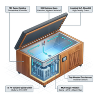 TimberChill Glacier Pro Cedar Cold Plunge — How It Works
