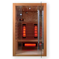 Infrared Sauna Cabin Built for Home Wellness, Premium Wood Construction, Multi-Zone Heating, Digital Controls