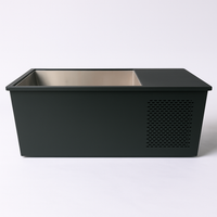 Cold Plunge Tub Built for Professional Recovery, 316L Stainless Steel Basin, Integrated Side-Chiller, Whisper-Quiet